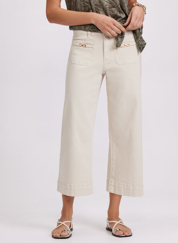 laura Cropped High-Rise Jeans