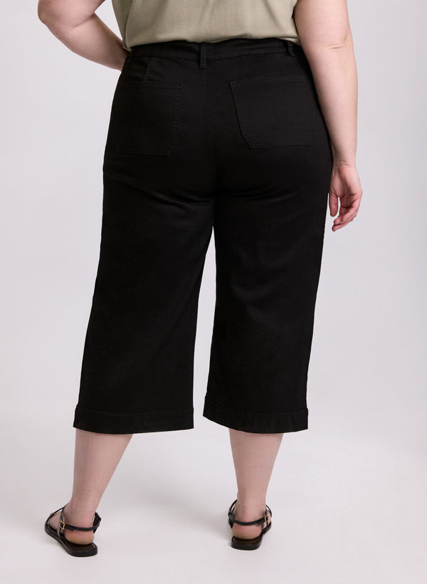 Laura Cropped Wide-Leg Jeans