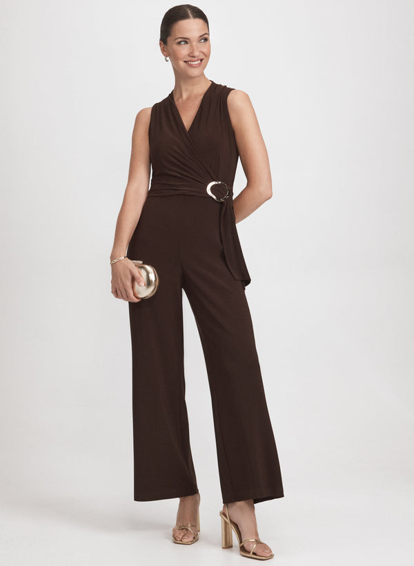 laura Cross-Over Bodice Jumpsuit