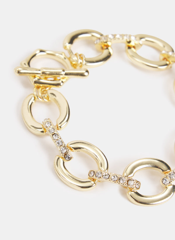 Laura Crystal Connector Bracelet