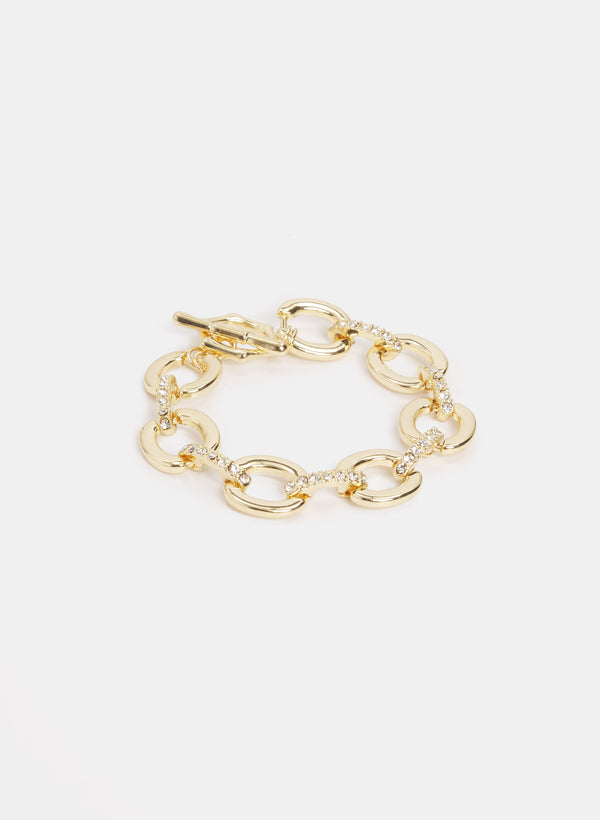 laura Crystal Connector Bracelet