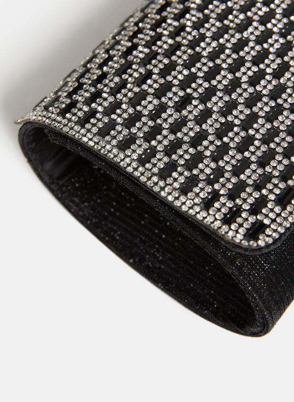 Laura Crystal Detail Rectangular Clutch
