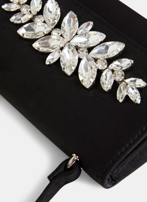 Laura Crystal Embellished Evening Clutch