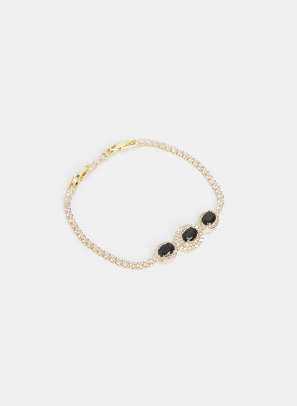 laura Crystal Tennis Bracelet