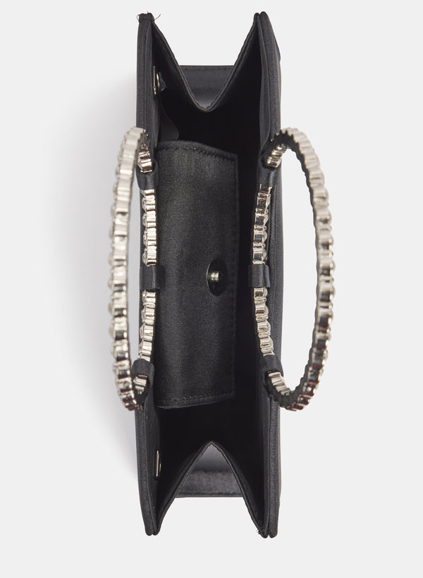 Laura Crystal Top Handle Clutch