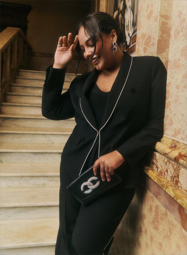 laura Crystal Trim Jacket & Pants