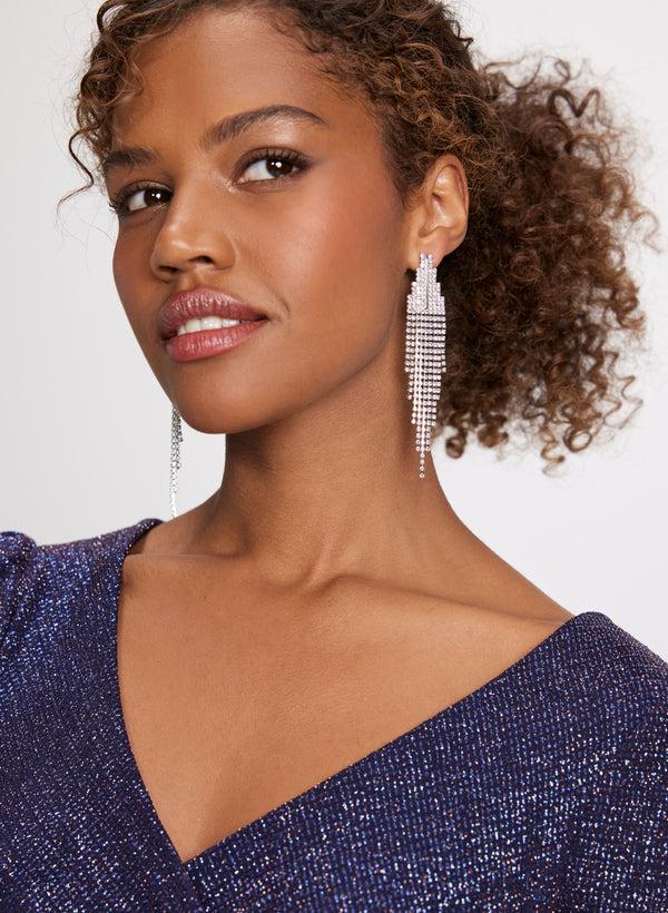 Laura Cubic Zirconia Chandelier Earrings