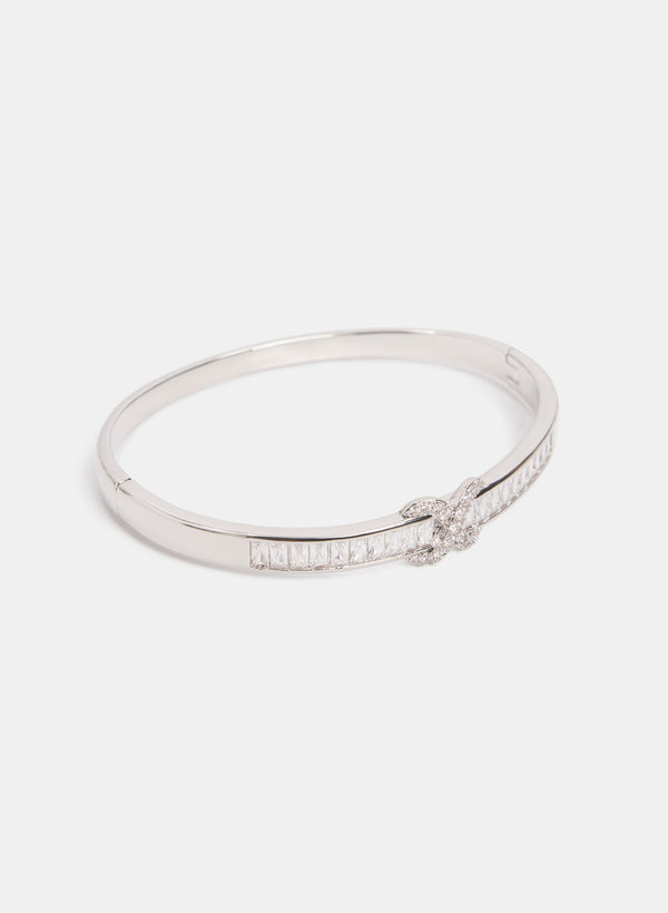 laura Cubic Zirconia Cross-Over Bracelet