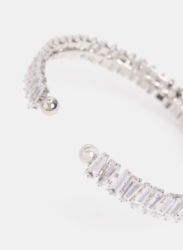Laura Cubic Zirconia Cuff Bracelet