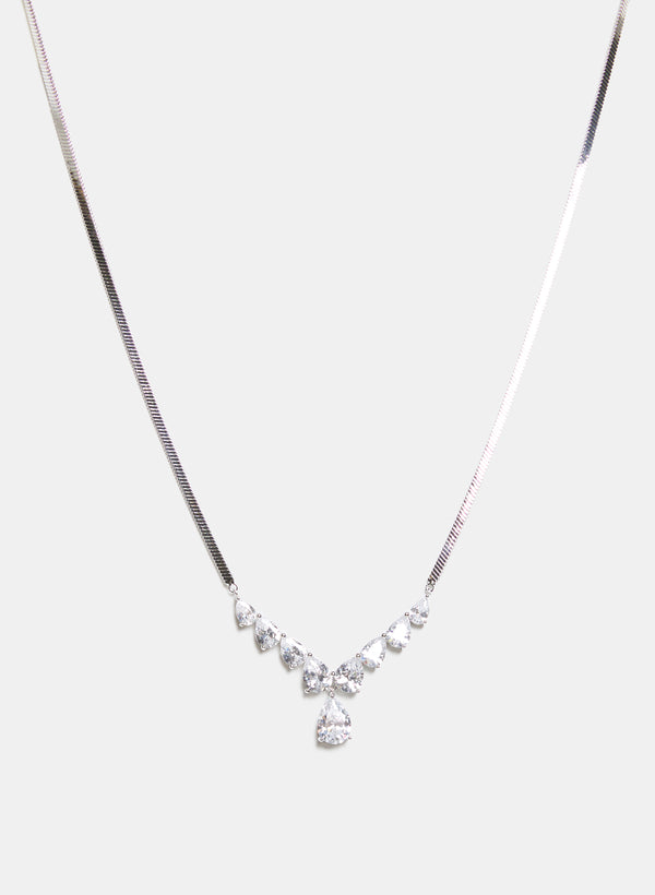 laura Cubic Zirconia Stone Necklace