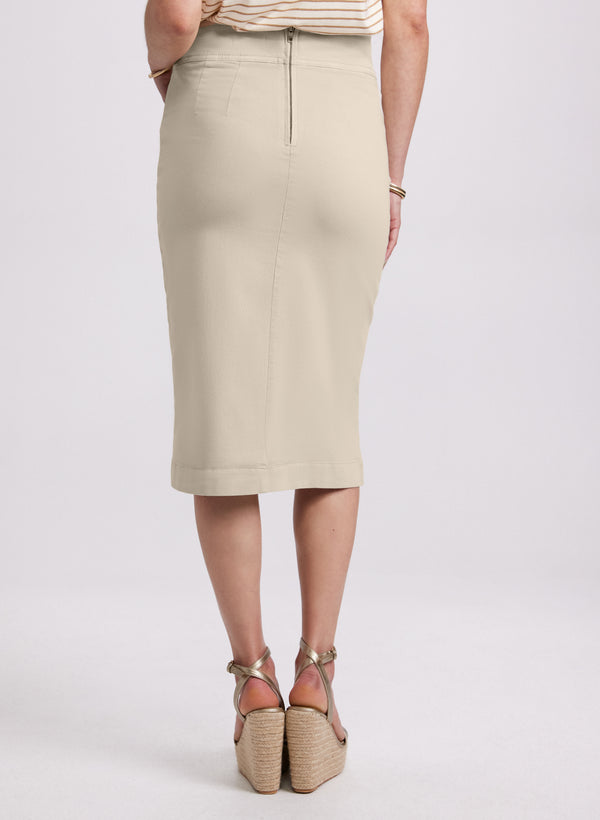 Laura Denim Pencil Skirt