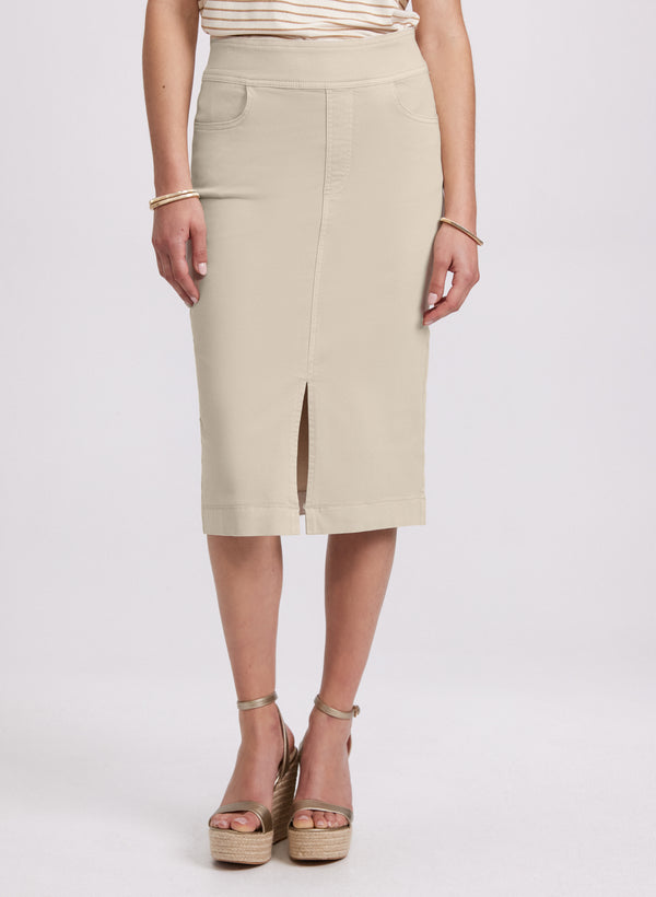 laura Denim Pencil Skirt