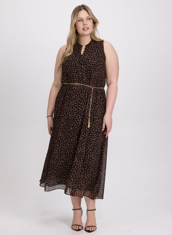 laura Dot Print Dress