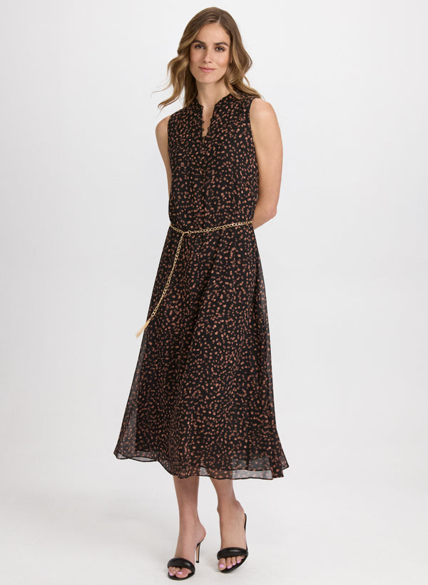 laura Dot Print Dress