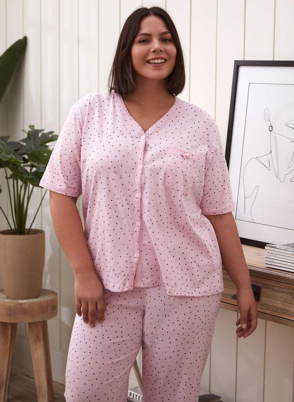 Laura Dot Print Pyjama Set