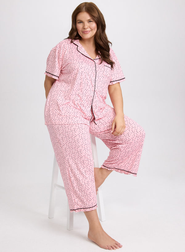 Laura Dot Print Pyjama Set