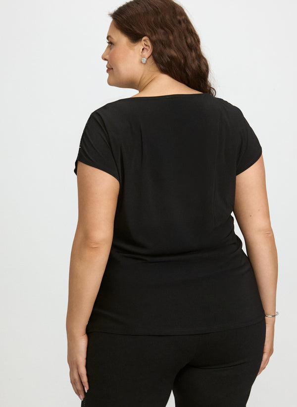 Laura Dot Sequined Top