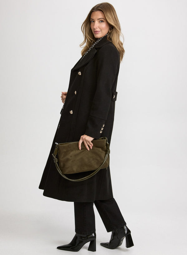 Laura Double-Breasted Wool-Blend Coat