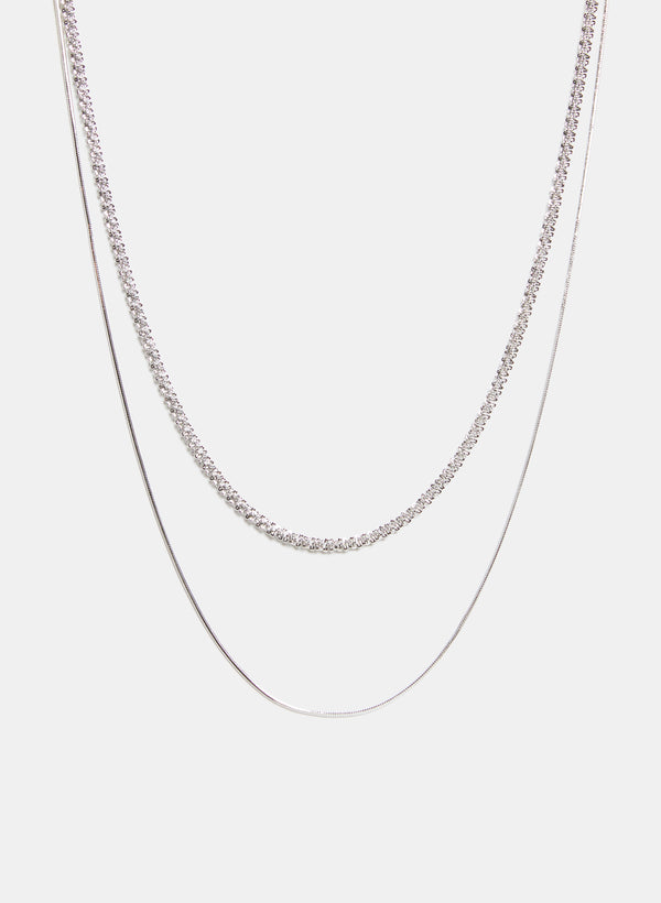 laura Double Chain Necklace