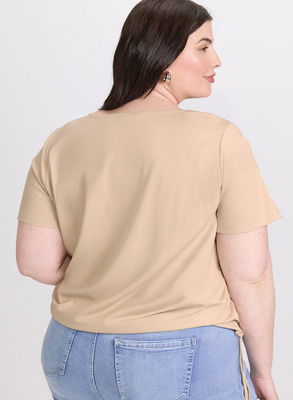 Laura Drawstring Detail T-Shirt