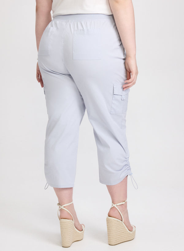 Laura Drawstring Hem Capris