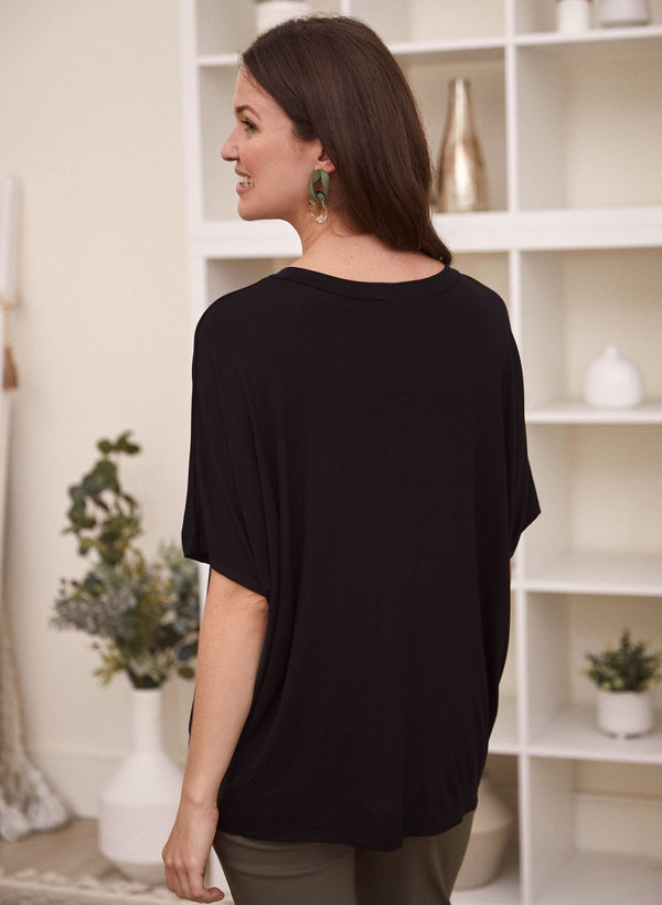 Laura Drop Shoulder Oversized Tee