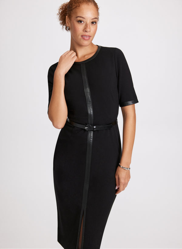 Laura Elbow Sleeve Fitted Dress