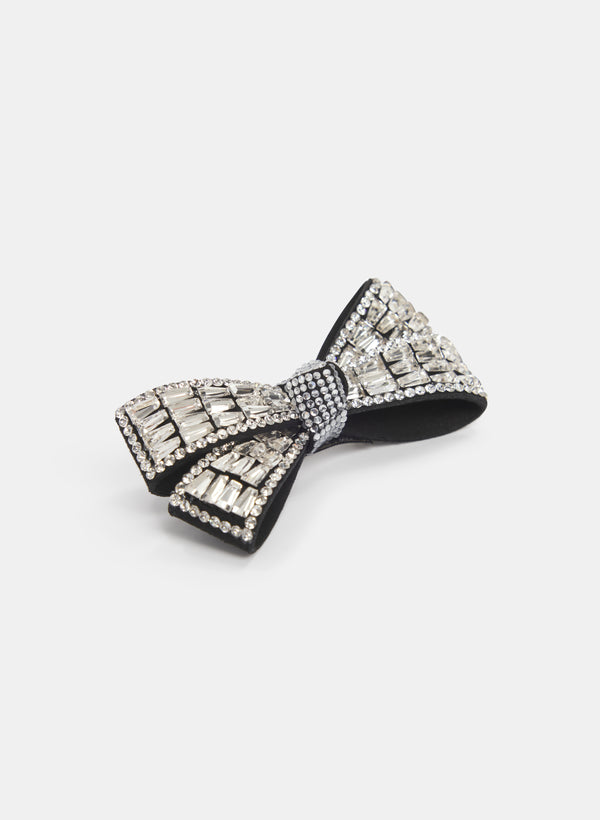 laura Embellished Bow Brooch