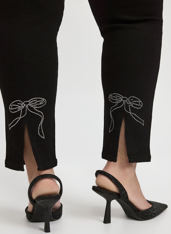 Laura Embellished Bow Detail Jeans