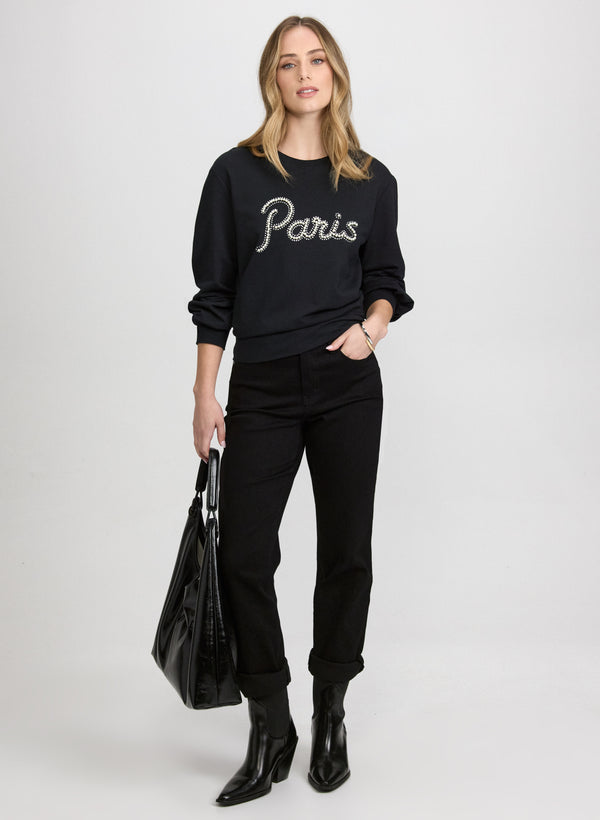 Laura Embellished Script Top