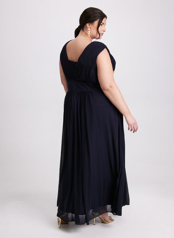 Laura Embroidered Appliqué Dress