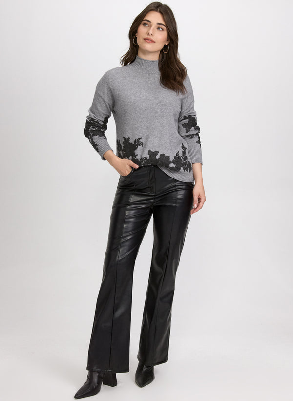 Laura Embroidered Detail Pullover