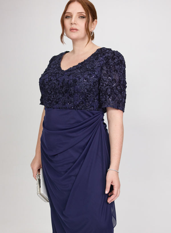 Laura Embroidered Empire Waist Dress