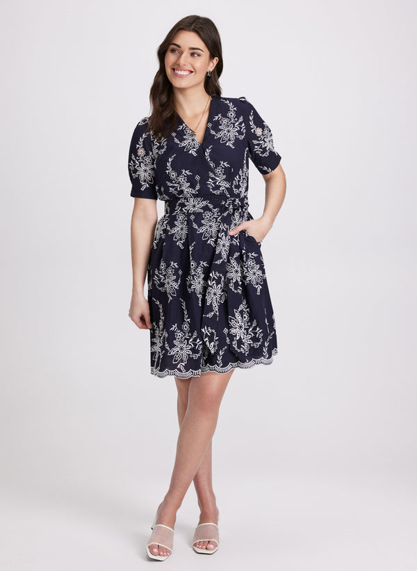 Laura Embroidered Floral Dress