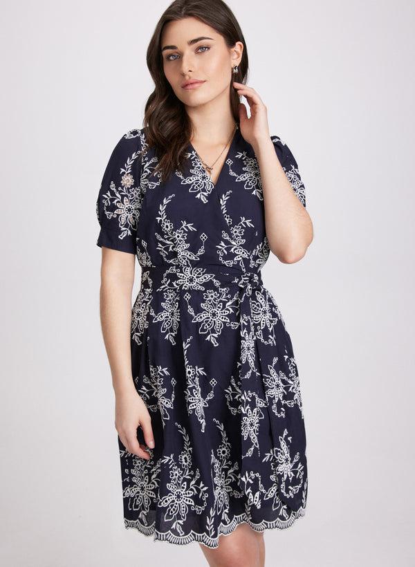 laura Embroidered Floral Dress