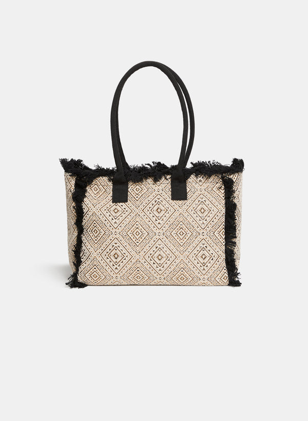 laura Embroidered Tote Bag