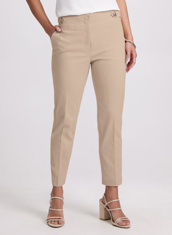 laura Emma Slim-Leg Denim Pants