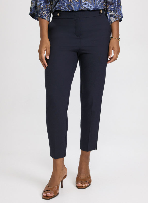 laura Emma Slim-Leg Pants