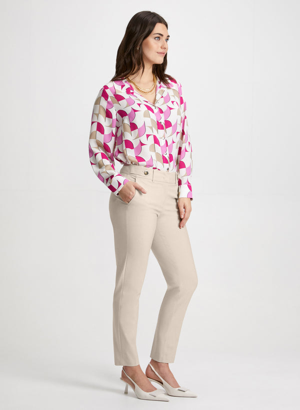 Laura Emma Slim-Leg Pants - Regular