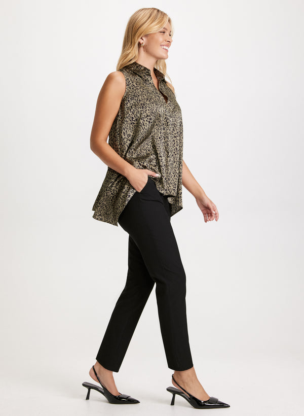 Laura Emma Slim-Leg Pants – Regular