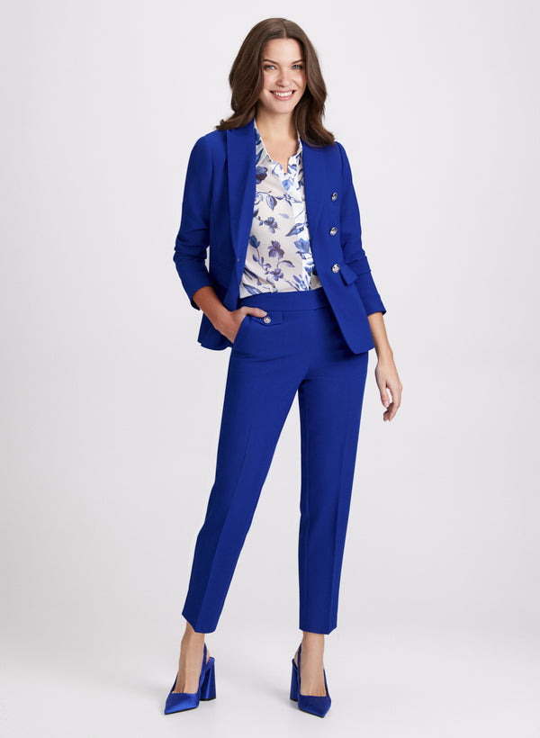 Laura Emma Slim-Leg Pants - Short