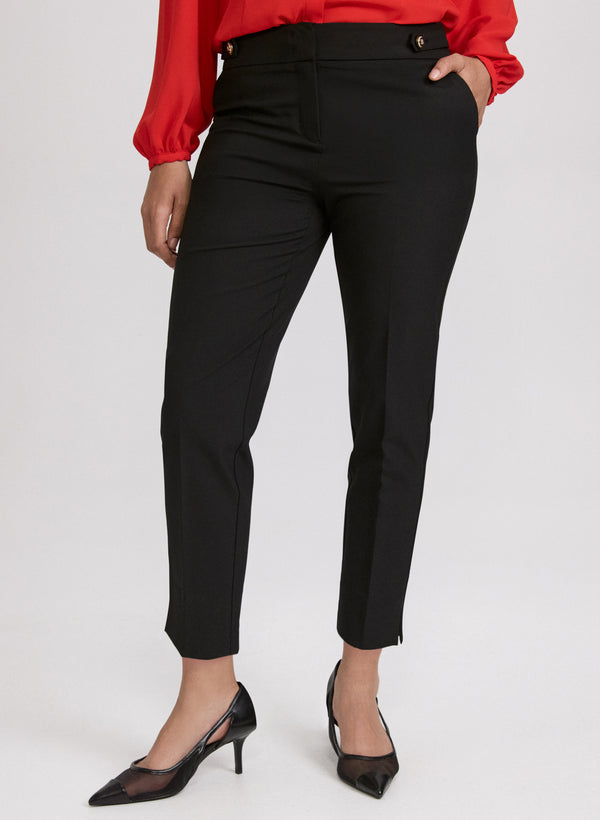 laura Emma Slim-Leg Pants