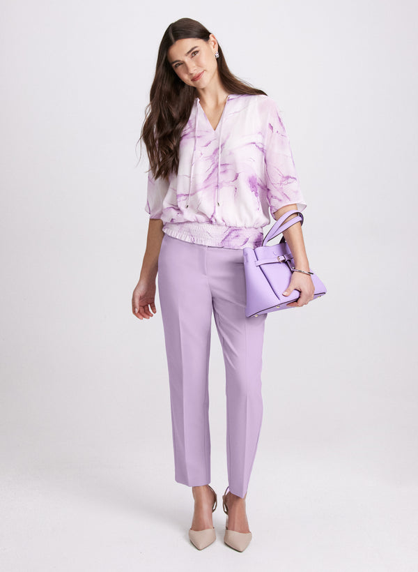 Laura Emma Slim-Leg Pants