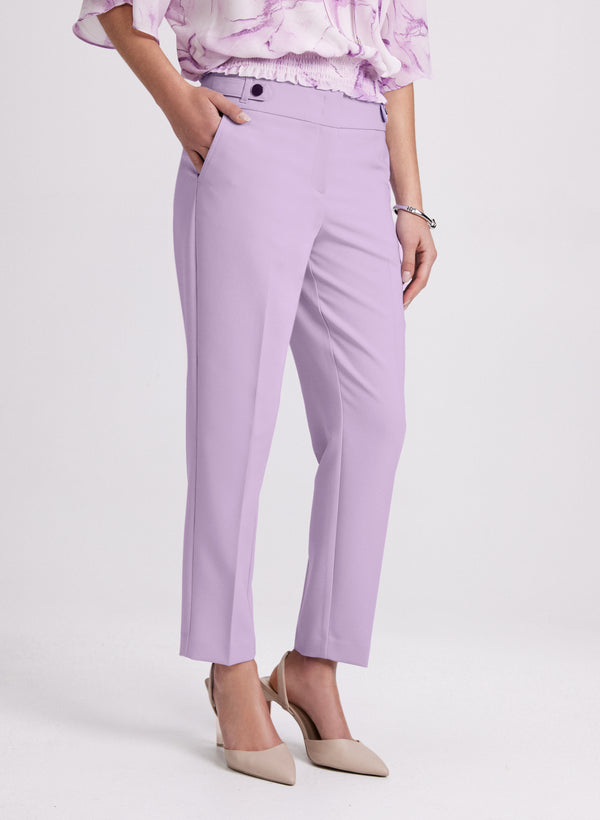 laura Emma Slim-Leg Pants