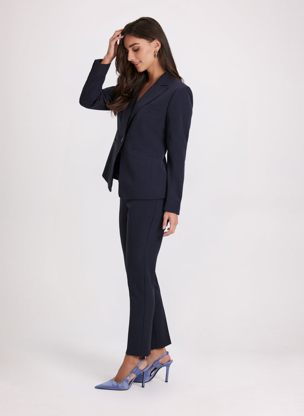 Laura Emma Slim-Leg Suit Pants
