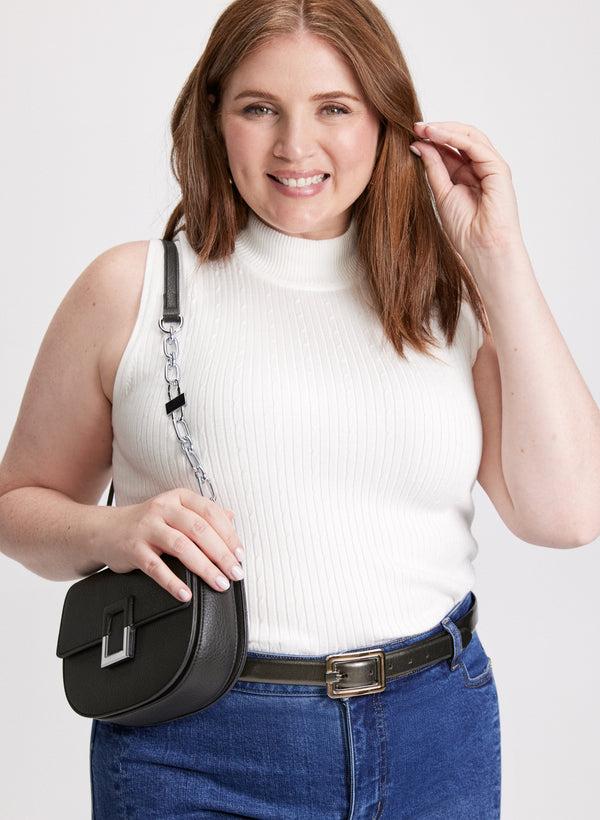 laura Essential Mock Neck Tank Top