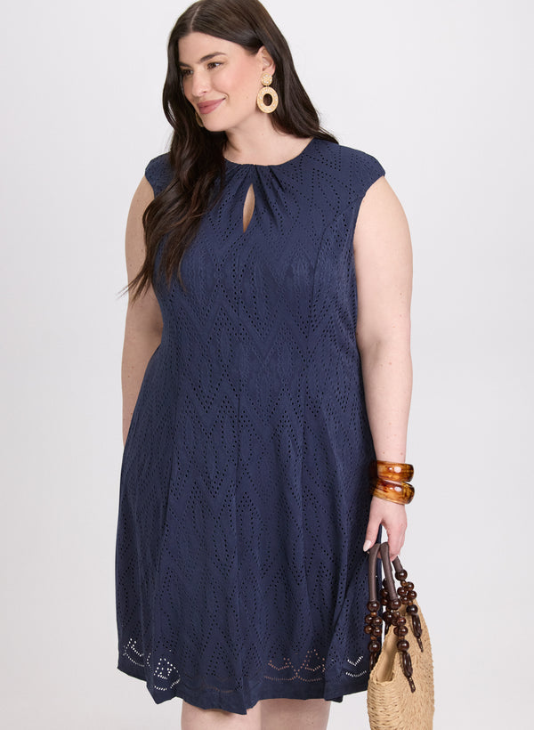 Laura Eyelet Embroidered Dress