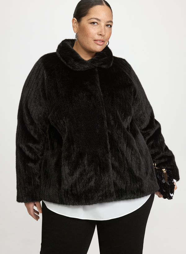 laura Faux Fur Coat