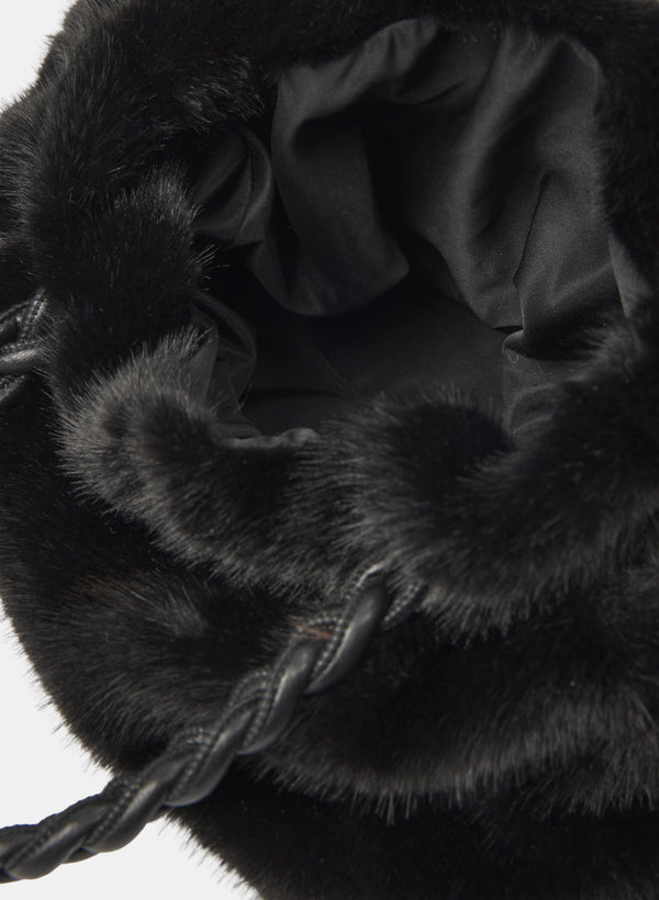 Laura Faux Fur Handbag