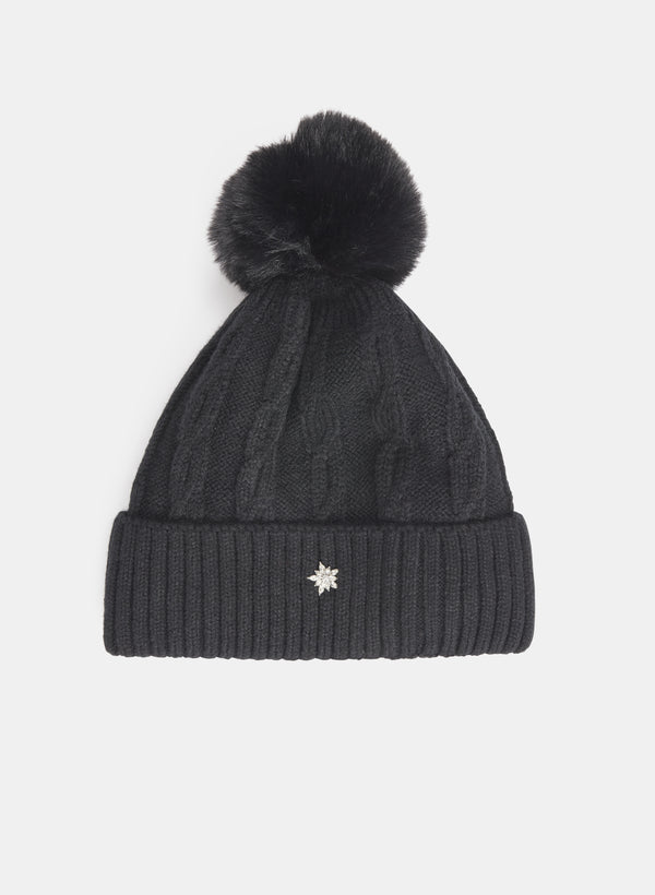 laura Faux-Fur Lined Tuque